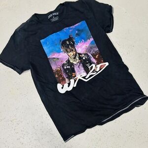 Juice Wrld Shirt M Black Rap Rip Hip Hop Music Y2K Skater Street Wear Crew Neck